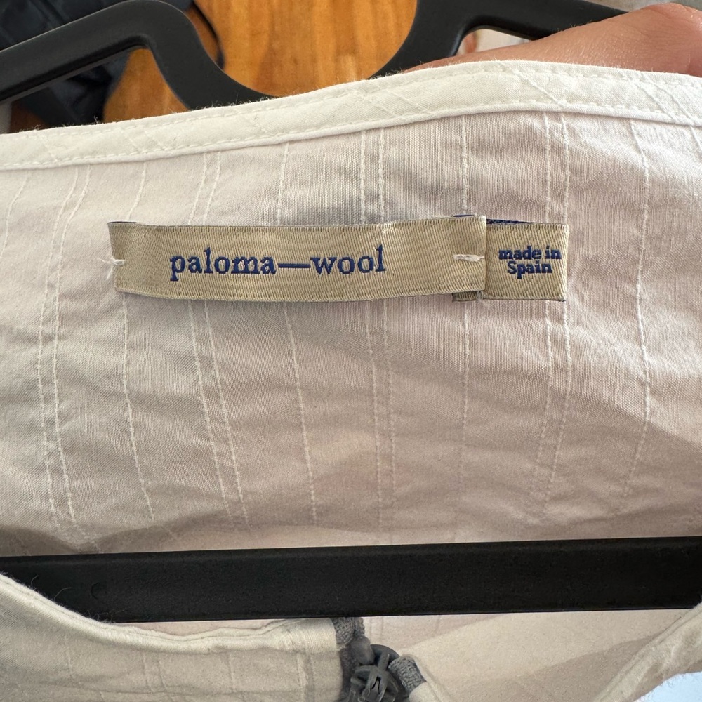 Paloma Wool Folch Stretch Cotton Zip Top - Picture 3 of 4